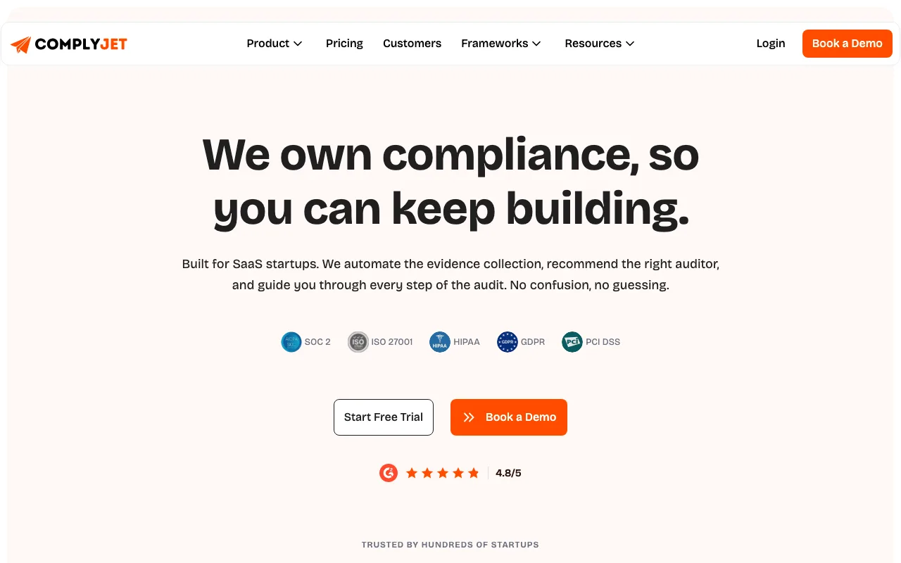 ComplyJet public homepage captured September 28, 2026
